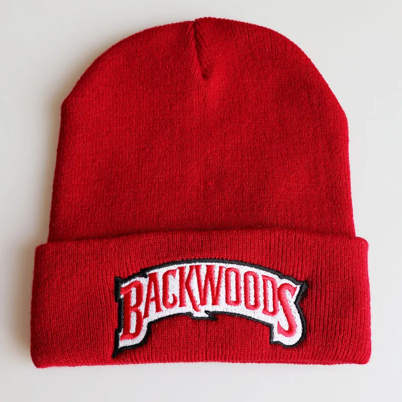 New Autumn And Winter Men's And Women's Warm Wool Hat BACKWOODS Letter Embroidery Men's And Women's Knitted Hat Pullover Hat display picture 17