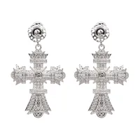 Fashion Cross Plating Alloy Earrings Ear Studs main image 2