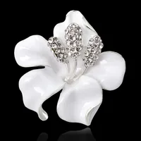 Alloy Fashion Flowers Brooch  (18k Purple Al001-d) Nhdr3128-18k-purple-al001-d main image 6