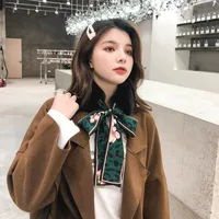 Cloth Korea  Scarf  (1 Dark Apricot + Coffee Leopard) Nhmn0343-1-dark-apricot-coffee-leopard main image 4