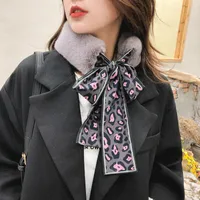 Cloth Korea  Scarf  (1 Dark Apricot + Coffee Leopard) Nhmn0343-1-dark-apricot-coffee-leopard main image 5