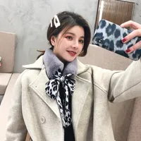 Cloth Korea  Scarf  (1 Dark Apricot + Coffee Leopard) Nhmn0343-1-dark-apricot-coffee-leopard main image 6