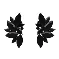 Fashion Geometric Inlaid Crystal Alloy Earrings Ear Studs main image 3