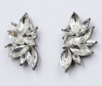Fashion Geometric Inlaid Crystal Alloy Earrings Ear Studs main image 4