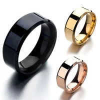 Titanium&stainless Steel Simple Geometric Ring  (alloy 18mm) Nhhf0003-alloy-18mm main image 3