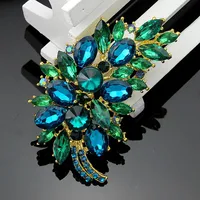 Alloy Fashion Flowers A Brooch  (white K Mei Red Af029-d) Nhdr2671-white-k-mei-red-af029-d main image 4