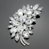 Alloy Fashion Flowers A Brooch  (white K Mei Red Af029-d) Nhdr2671-white-k-mei-red-af029-d main image 6