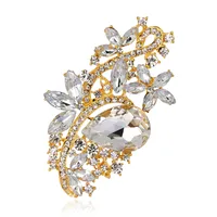 Alloy Fashion Flowers A Brooch  (white K Baaelan 008-f) Nhdr2673-white-k-baaelan-008-f main image 4
