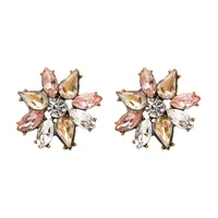 Imitated Crystal&cz Korea Flowers Earring  (50981) Nhjj4911-50981 main image 1