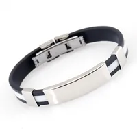 Fashion Geometric Titanium Steel No Inlaid Unisex Bracelets main image 4