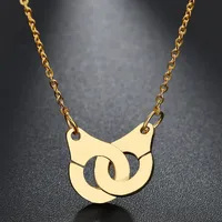 Titanium&stainless Steel Fashion Geometric Body Accessories  (steel Color) Nhhf1071-steel-color main image 1