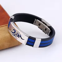Geometric Titanium Steel No Inlaid Unisex Bracelets main image 3