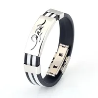 Geometric Titanium Steel No Inlaid Unisex Bracelets main image 6