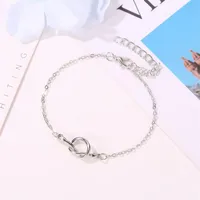 Simple Style Geometric Alloy No Inlaid Women's Bracelets Anklet main image 4