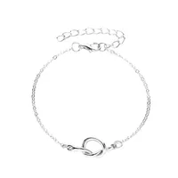 Simple Style Geometric Alloy No Inlaid Women's Bracelets Anklet main image 6