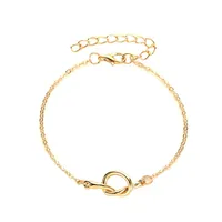Simple Style Geometric Alloy No Inlaid Women's Bracelets Anklet main image 7