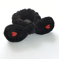 Simple Wild Embroidery Red Little Love Rabbit Ears Hair Band Nhof157671 main image 7