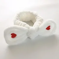 Simple Wild Embroidery Red Little Love Rabbit Ears Hair Band Nhof157671 main image 8