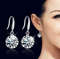 New Fashion Copper Zircon Earrings main image 1