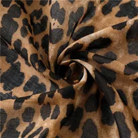 Fashion Cotton And Leopard Print Gradient Women&#39;s Scarf Long Dual-use Shawl main image 5