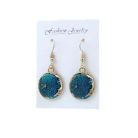 Ocean Blue Ins Wind Moon Cosmic Earrings Nhsd156850 main image 18