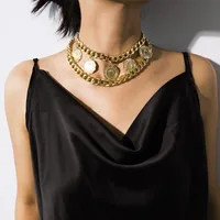 Retro Geometric Alloy Plating Women's Necklace main image 2