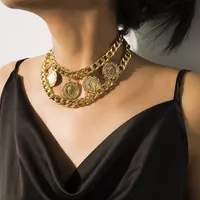 Retro Geometric Alloy Plating Women's Necklace main image 3