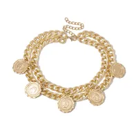 Retro Geometric Alloy Plating Women's Necklace main image 4