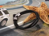 New Braided Bracelet Leather Bracelet Leather Bracelet Jewelry sku image 1