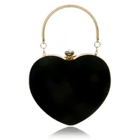 Hot Heart-shaped Handbag Lady Fashion Makeup Bag Evening  Bag Clutch Bag main image 2