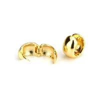 Simple Style Round Copper Earrings Ear Studs main image 3