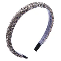Fishing Line Handmade Fine-edge Cloth Headband Fashion Super Flash Inlaid Crystal Headband sku image 4