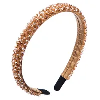 Fishing Line Handmade Fine-edge Cloth Headband Fashion Super Flash Inlaid Crystal Headband sku image 5