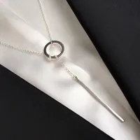 Geometric Stainless Steel Plating Necklace main image 2