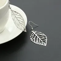 Fashion Simple Mori Metal Leaf Earrings New Leaf Earrings main image 3