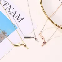 Simple Style Wine Bottle Copper Necklace In Bulk main image 2