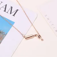 Simple Style Wine Bottle Copper Necklace In Bulk main image 3