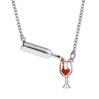 Simple Style Wine Bottle Copper Necklace In Bulk sku image 1