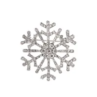 Fashion Snowflake Alloy Plating Diamond Artificial Gemstones Unisex Brooches main image 5