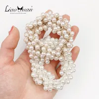 Couple Fashion Artificial Pearl Hair Tie main image 2