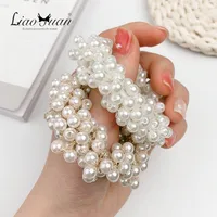 Couple Fashion Artificial Pearl Hair Tie main image 3