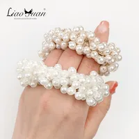 Couple Fashion Artificial Pearl Hair Tie main image 4