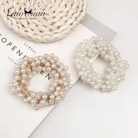 Couple Fashion Artificial Pearl Hair Tie main image 5