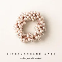 Couple Fashion Artificial Pearl Hair Tie sku image 1