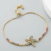 Bracelet Fashion Bracelet Copper Inlaid Color Zircon Pulling Bracelet Girlfriend Bracelet main image 3