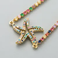 Bracelet Fashion Bracelet Copper Inlaid Color Zircon Pulling Bracelet Girlfriend Bracelet main image 4