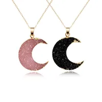 Womens Moon Sexual Simplicity Imitation Of Natural Stone Moon Necklaces Go190430120020 main image 5