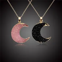 Womens Moon Sexual Simplicity Imitation Of Natural Stone Moon Necklaces Go190430120020 main image 2