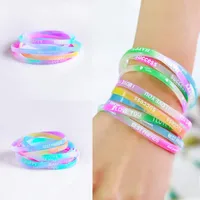 Unisex Geometric Silicone Bracelets &amp; Bangles Nhas120861 main image 1