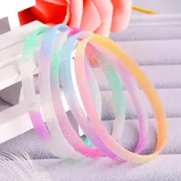 Unisex Geometric Silicone Bracelets &amp; Bangles Nhas120861 main image 2